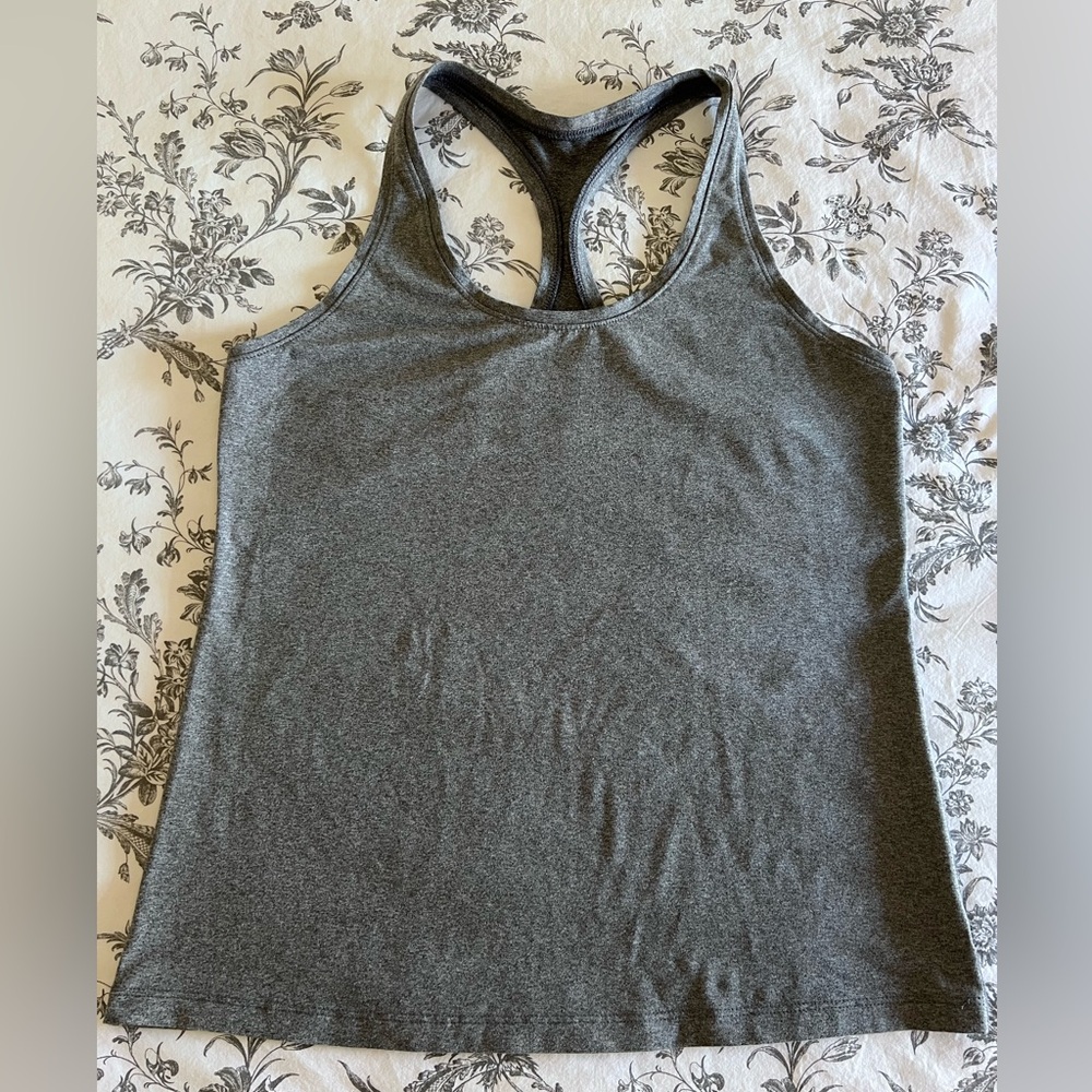 All In Motion Racerback Tank Top - Size S (Heather Gray)